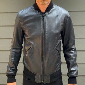 Schott NYC Men's Leather Moto Jacket